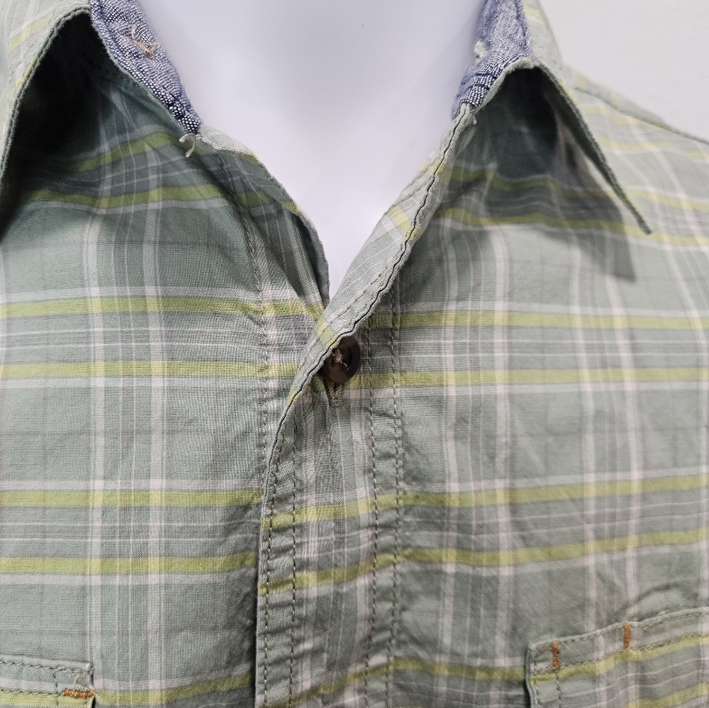 Carhartt Rugged Flex men's button short-sleeve medium - Picture 2 of 7